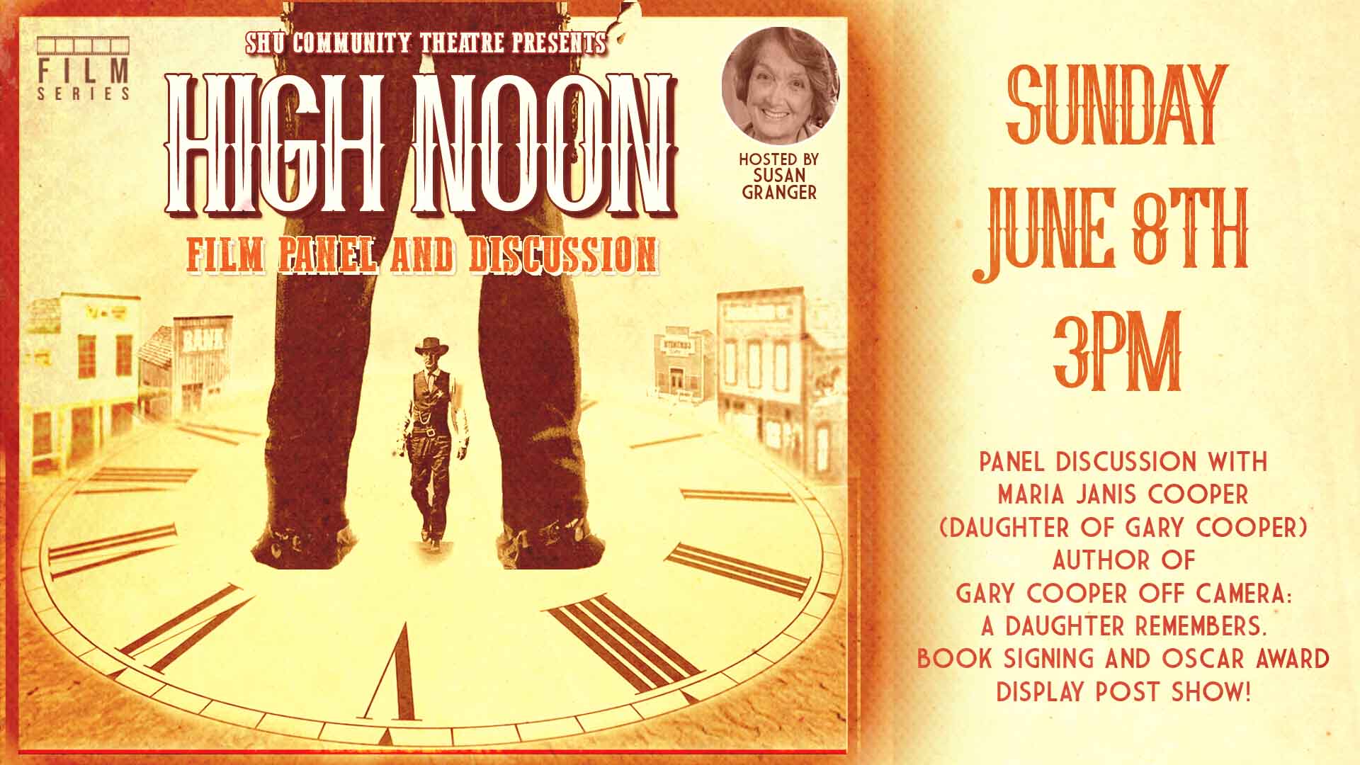 High Noon with Maria Cooper Janis moderated by Susan Granger.