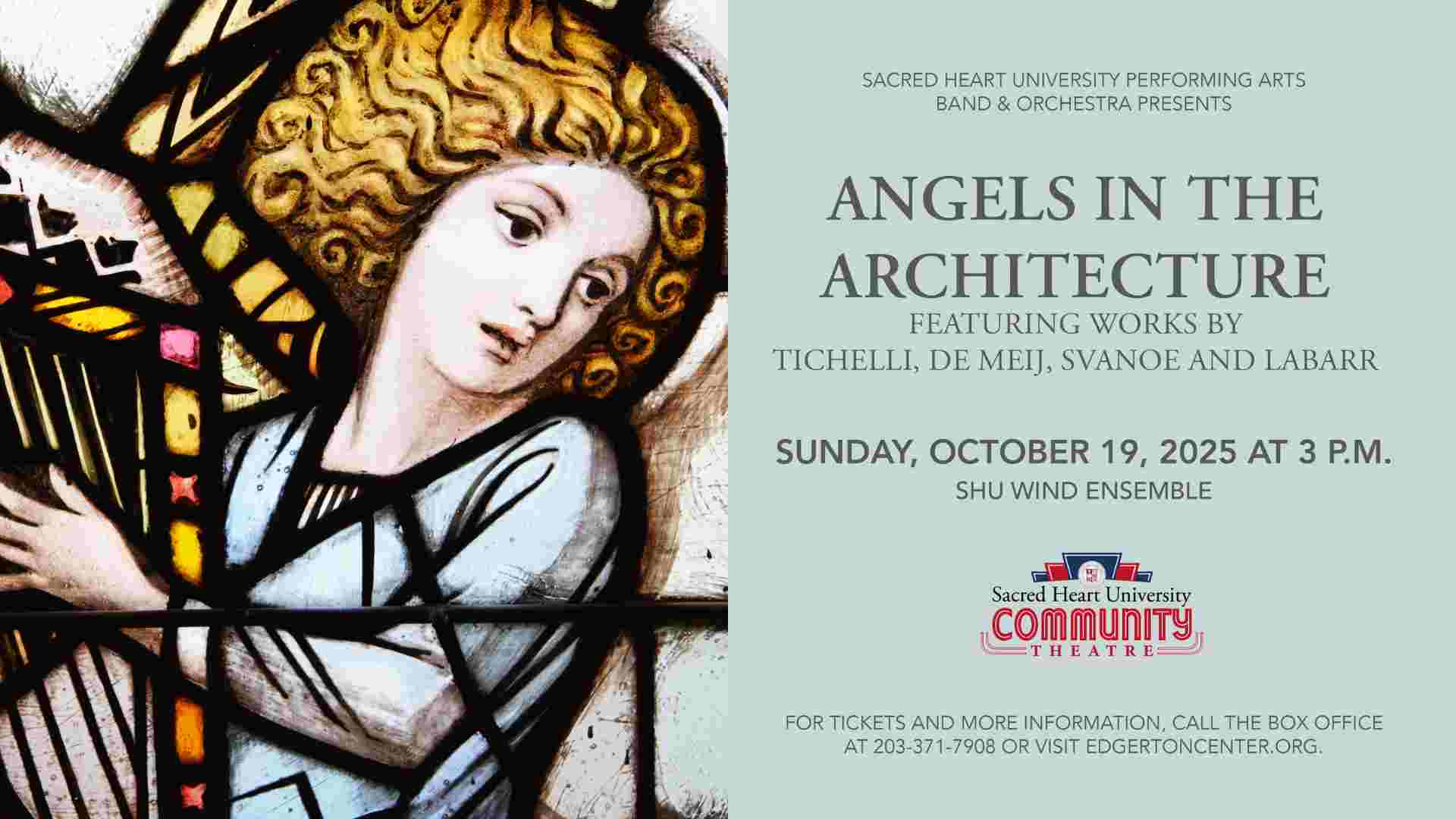 SHU Wind Ensemble presents a concert ft. Frank Ticheli’s Angels in the Architecture