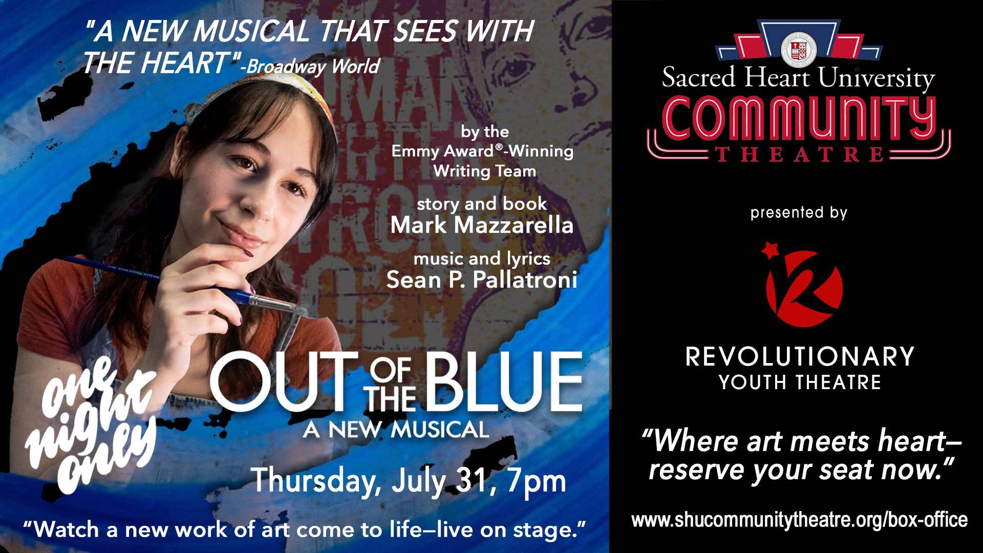 Out of the Blue A New Musical