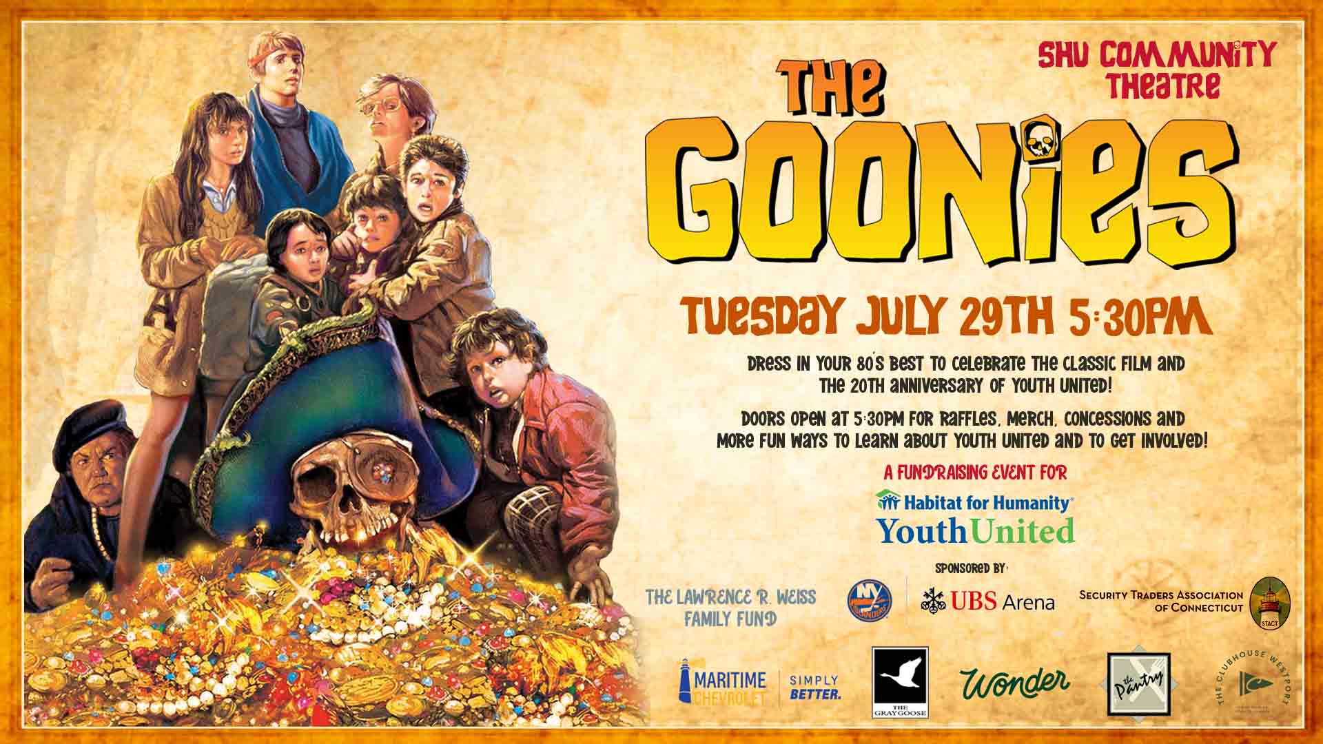 Habitat for Humanity of Coastal Fairfield County’s Youth United Movie Night Fundraiser