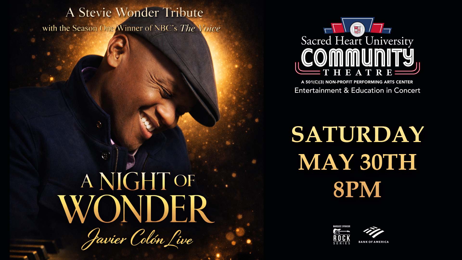 A Night of Wonder: A Stevie Wonder Tribute with Season One Winner of NBC's The Voice
