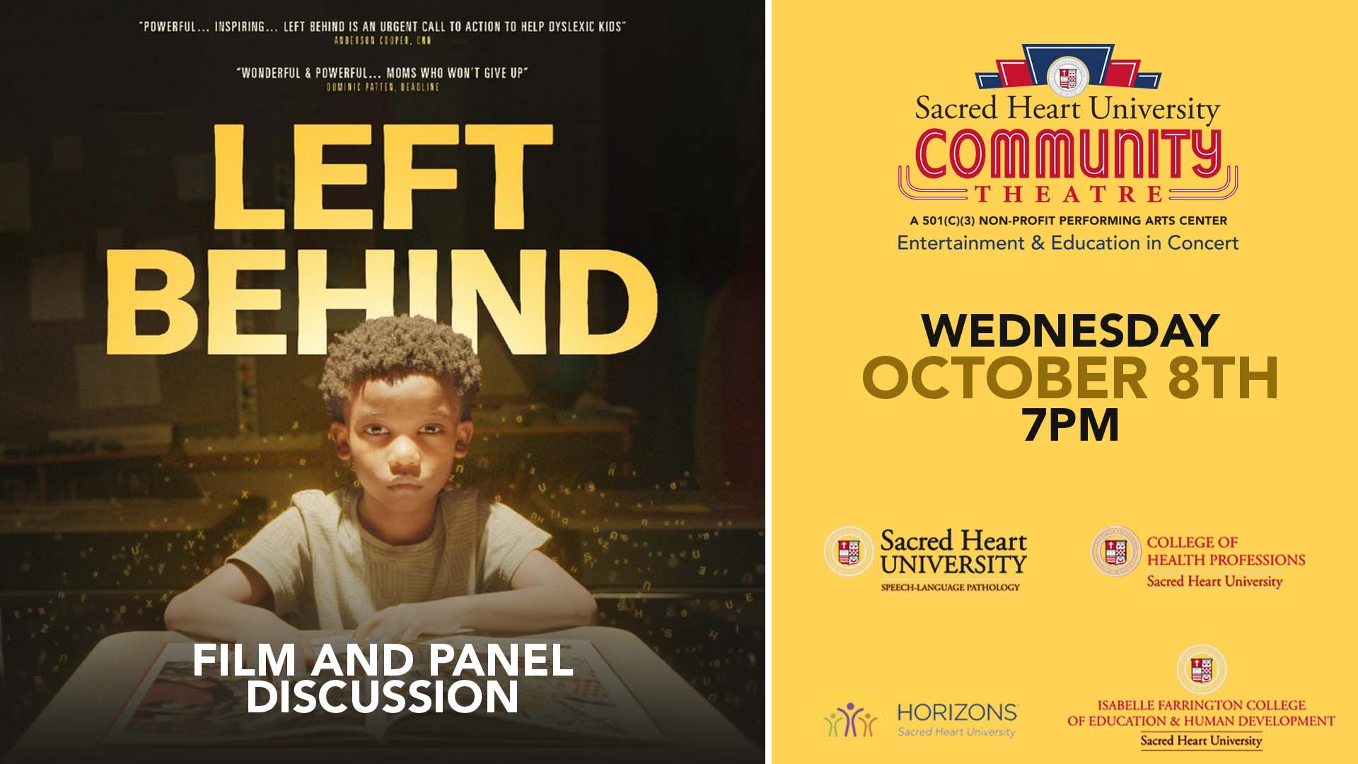 Left Behind: Film Panel & Discussion