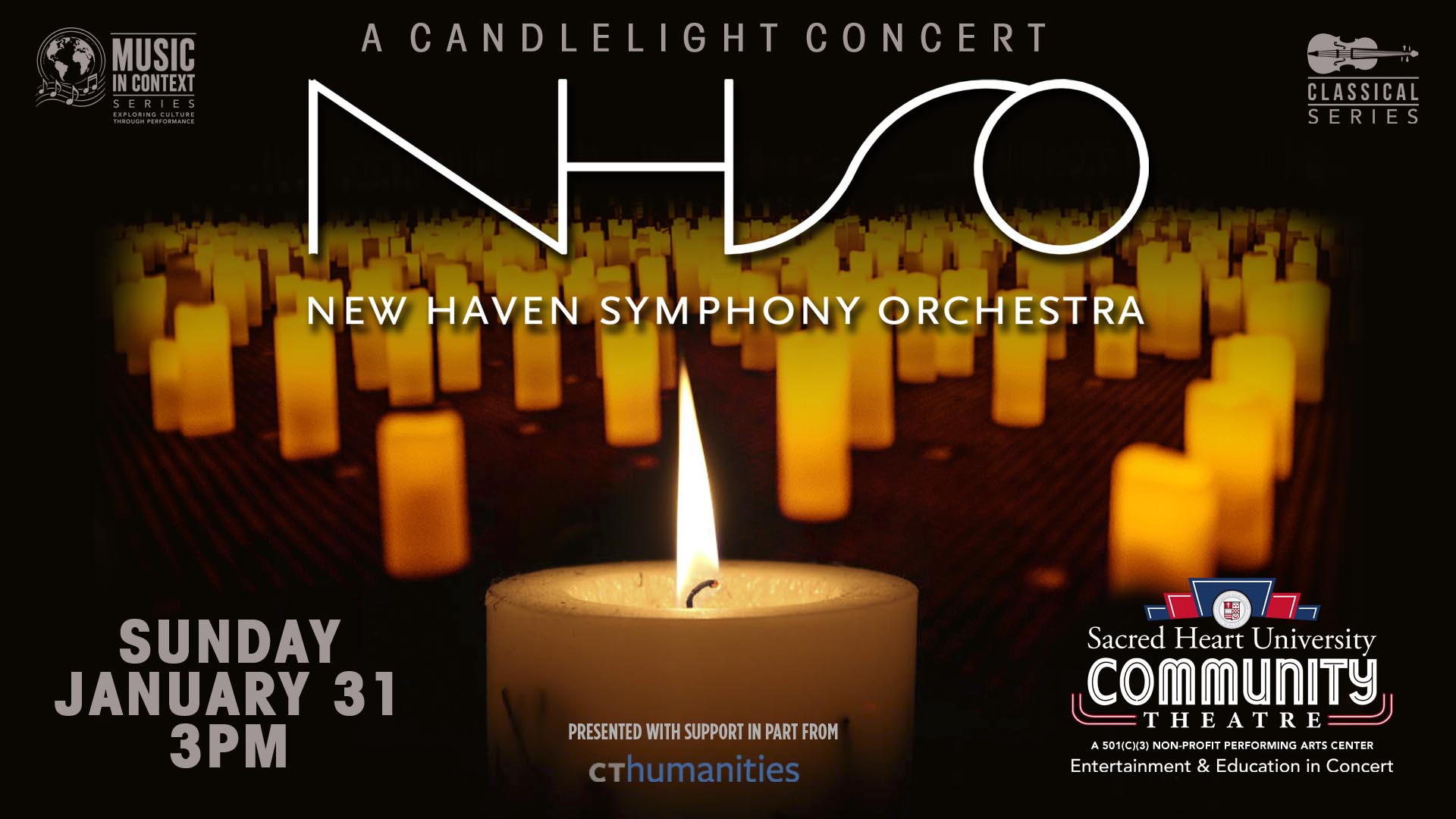 New Haven Symphony Presents A Candlelight Concert