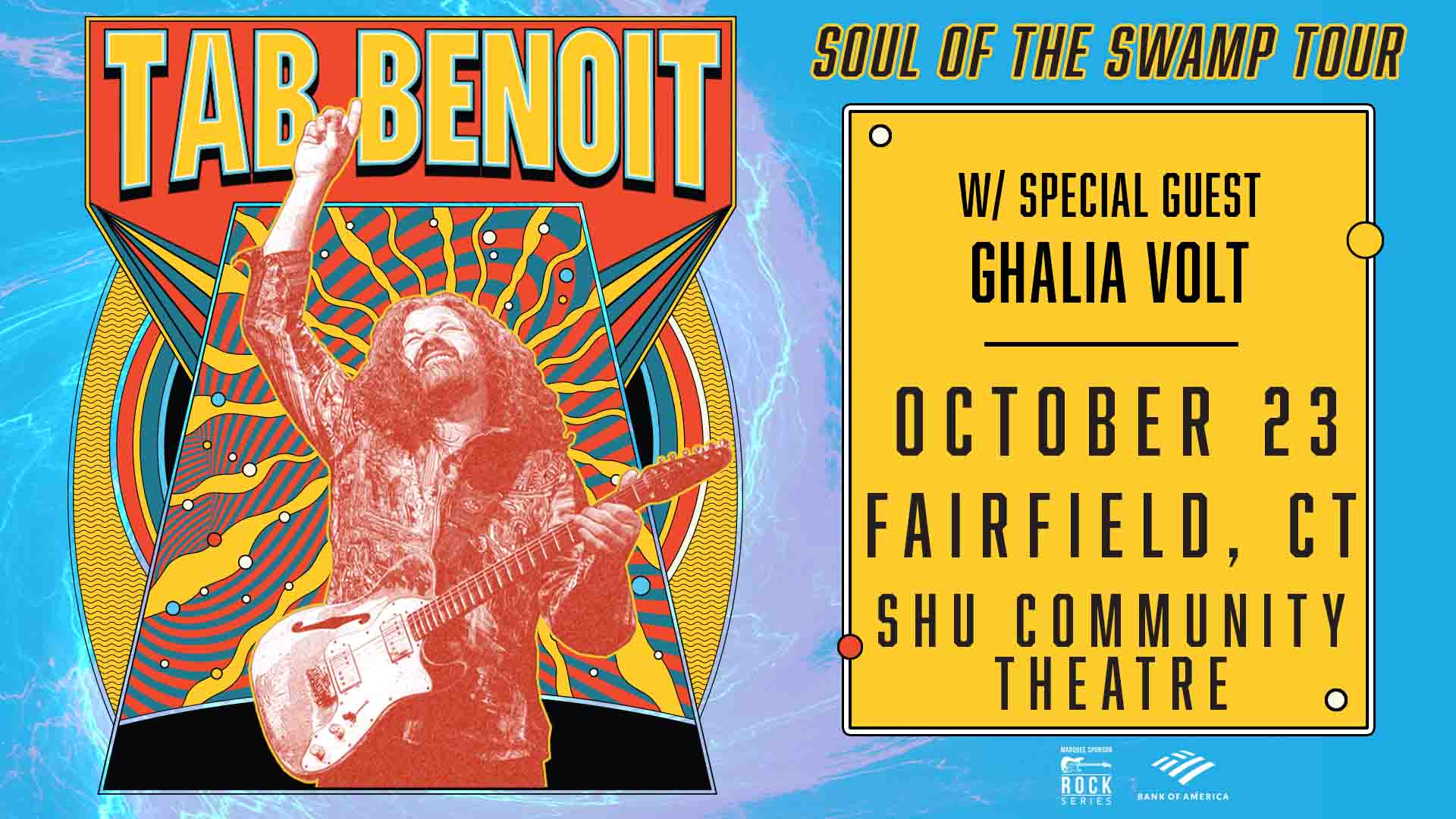 Tab Benoit w/ Ghalia Volt: Soul of the Swamp Tour
