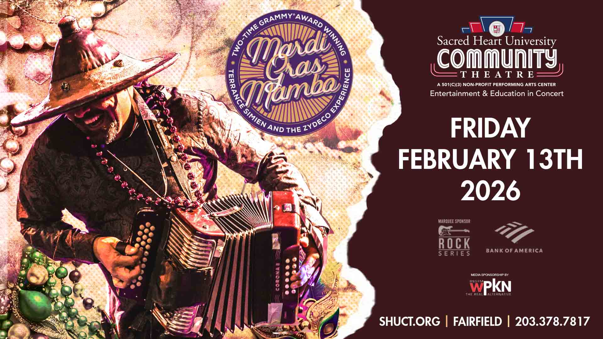 Mardi Gras Mambo with Terrance Simien & The Zydeco Experience